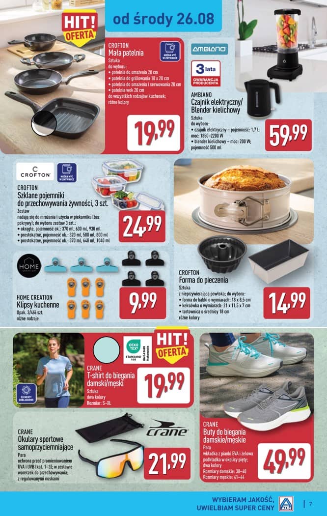 Aldi - Artykuły przemysłowe i tekstylia od środy 26.08 i od soboty 29.08 7 puslapis