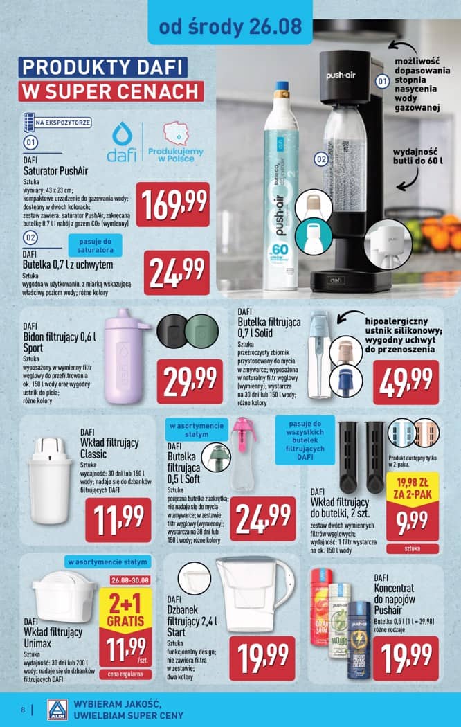 Aldi - Artykuły przemysłowe i tekstylia od środy 26.08 i od soboty 29.08 8 puslapis