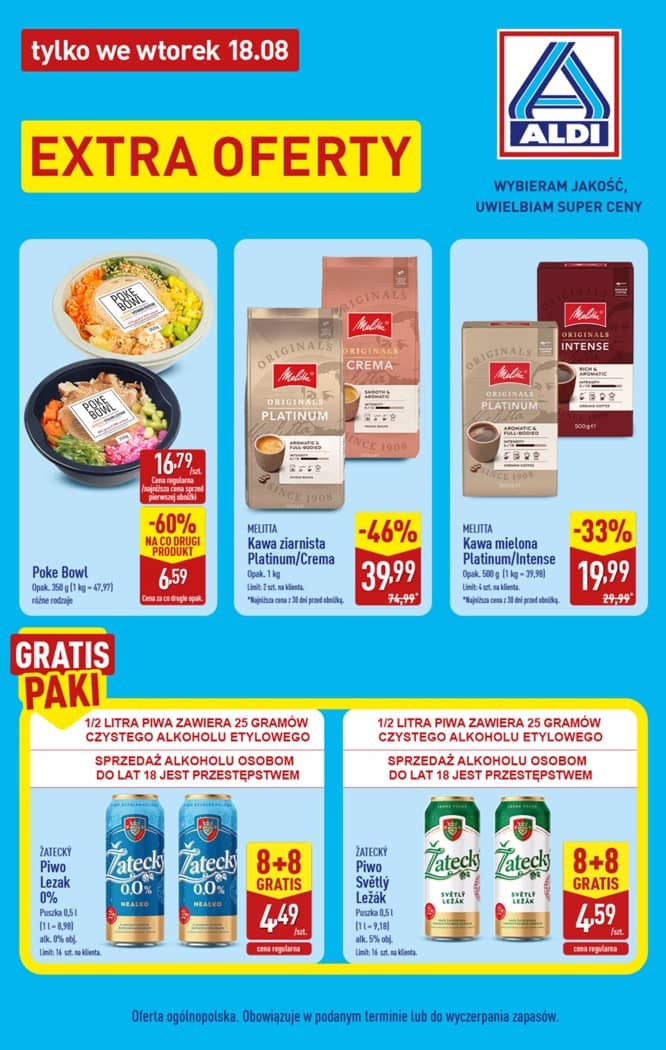Aldi - Extra oferta tylko we wtorek 18.08 2 puslapis