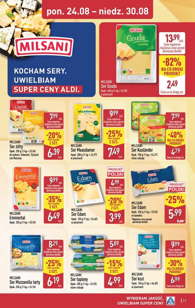 Aldi - Pełna oferta od poniedziałku 24.08 do niedzieli 30.08 11 puslapis
