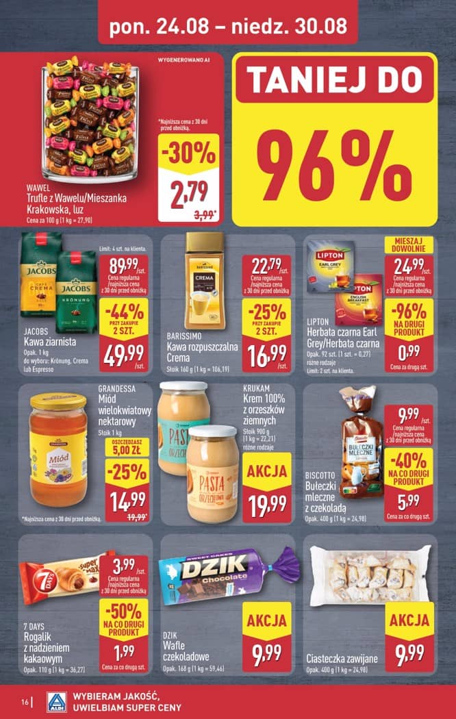 Aldi - Pełna oferta od poniedziałku 24.08 do niedzieli 30.08 16 puslapis