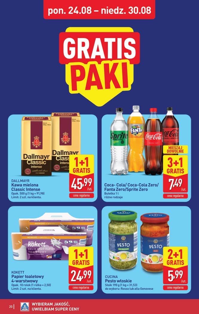 Aldi - Pełna oferta od poniedziałku 24.08 do niedzieli 30.08 20 puslapis