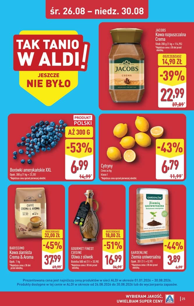Aldi - Pełna oferta od poniedziałku 24.08 do niedzieli 30.08 25 puslapis