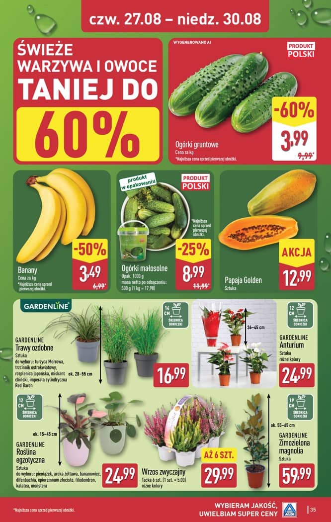 Aldi - Pełna oferta od poniedziałku 24.08 do niedzieli 30.08 35 puslapis