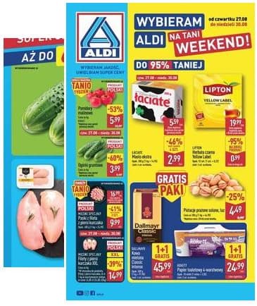 Aldi - Oferta weekendowa od czwartku 27.08 do niedzieli 30.08 2026-08-27 – 2026-08-30