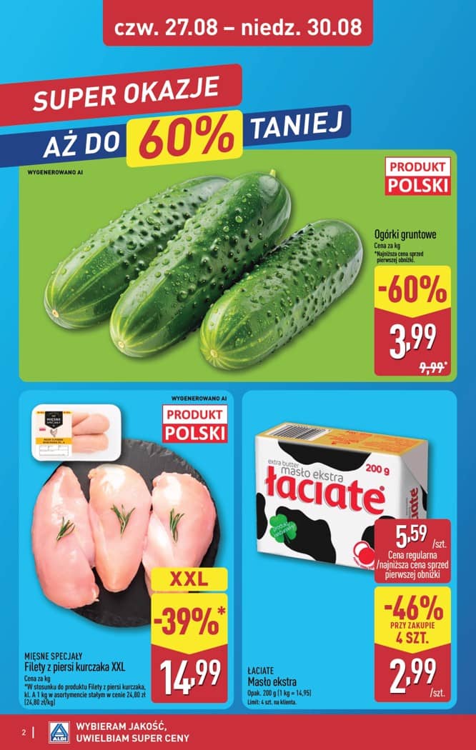 Aldi - Oferta weekendowa od czwartku 27.08 do niedzieli 30.08 2 puslapis