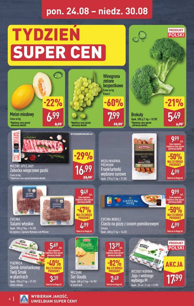 Aldi - Oferta weekendowa od czwartku 27.08 do niedzieli 30.08 4 puslapis
