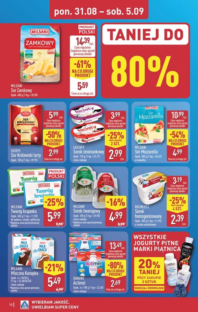 Aldi - Pełna oferta od poniedziałku 31.08 do soboty 5.09 10 puslapis