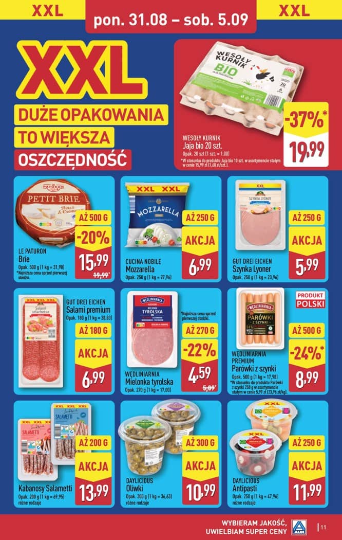 Aldi - Pełna oferta od poniedziałku 31.08 do soboty 5.09 11 puslapis