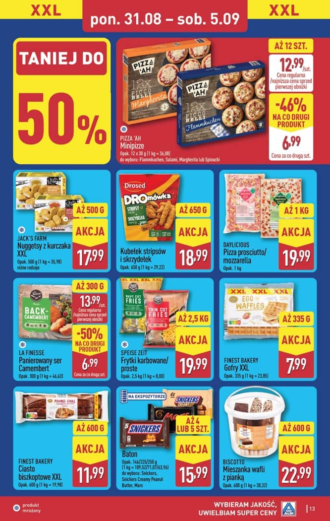 Aldi - Pełna oferta od poniedziałku 31.08 do soboty 5.09 13 puslapis