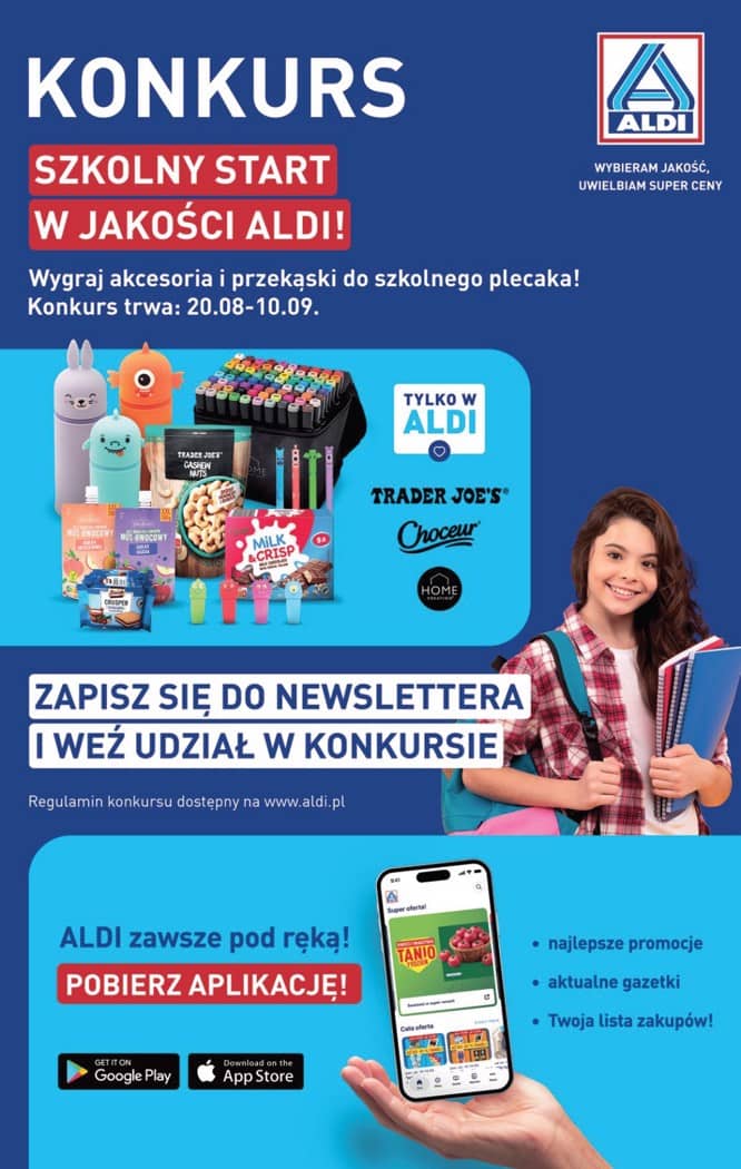Aldi - Pełna oferta od poniedziałku 31.08 do soboty 5.09 27 puslapis