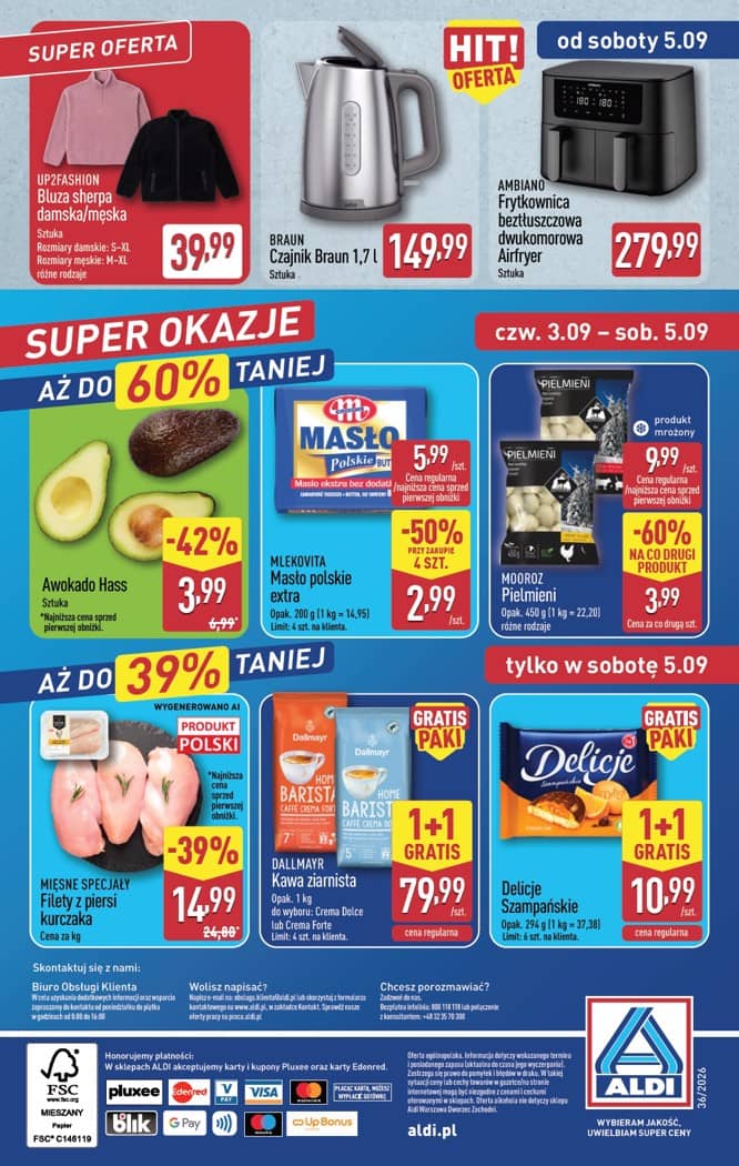 Aldi - Pełna oferta od poniedziałku 31.08 do soboty 5.09 49 puslapis
