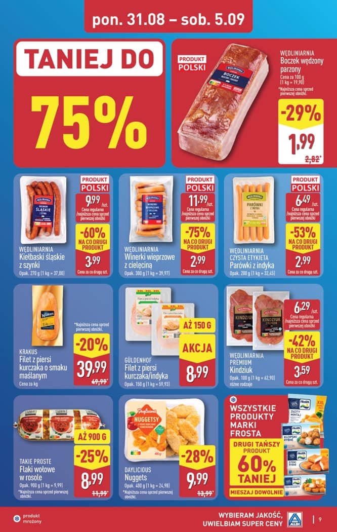 Aldi - Pełna oferta od poniedziałku 31.08 do soboty 5.09 9 puslapis