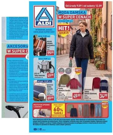 Aldi - Artykuły przemysłowe i tekstylia od środy 9.09 i od soboty 12.09 2026-09-09 – 2026-09-12