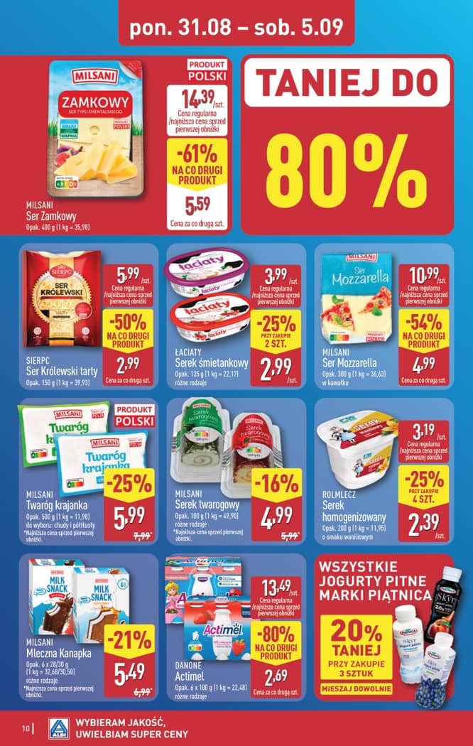 Aldi - Pełna oferta od poniedziałku 31.08 do soboty 5.09 10 puslapis