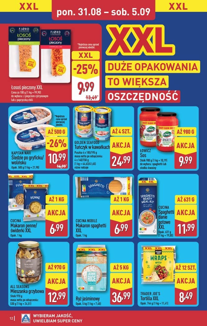 Aldi - Pełna oferta od poniedziałku 31.08 do soboty 5.09 12 puslapis