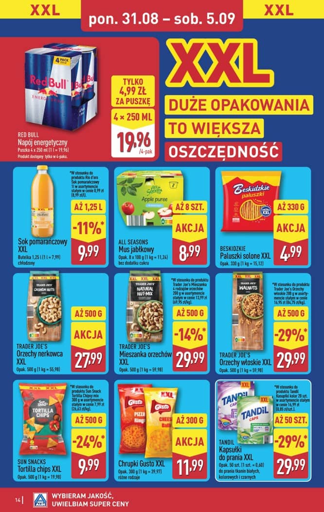 Aldi - Pełna oferta od poniedziałku 31.08 do soboty 5.09 14 puslapis