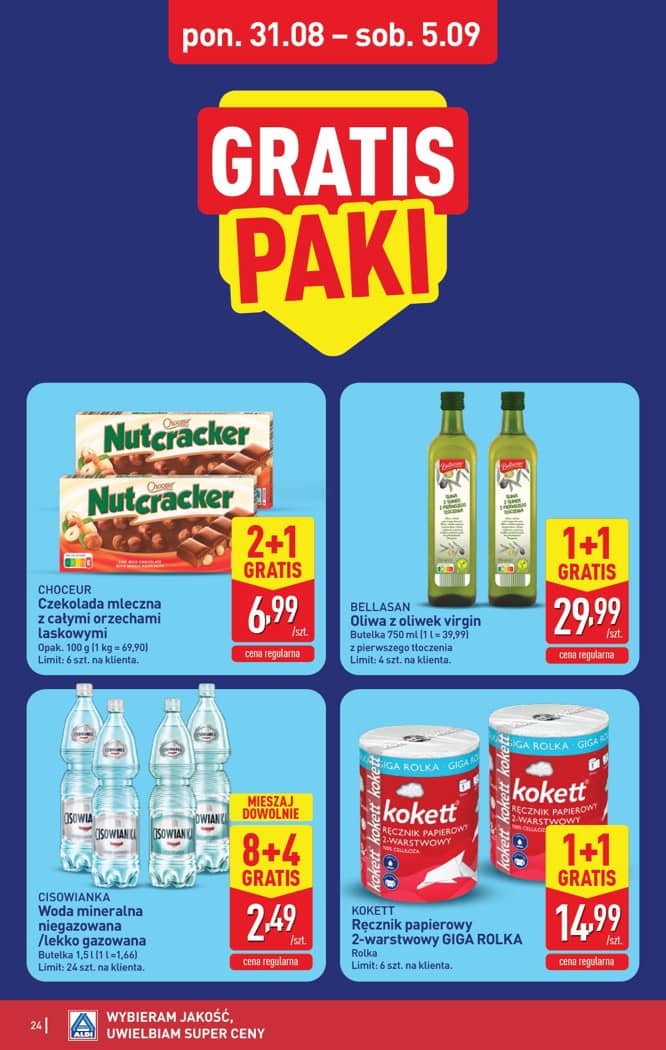 Aldi - Pełna oferta od poniedziałku 31.08 do soboty 5.09 24 puslapis