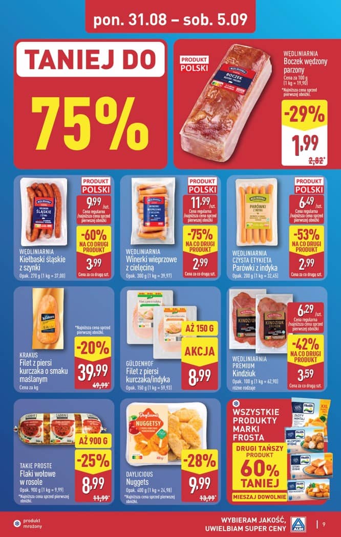 Aldi - Pełna oferta od poniedziałku 31.08 do soboty 5.09 9 puslapis