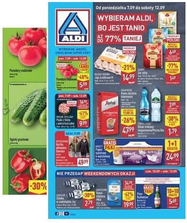 Aldi - Pełna oferta od poniedziałku 07.09 do soboty 12.09 2026-09-07 – 2026-09-12