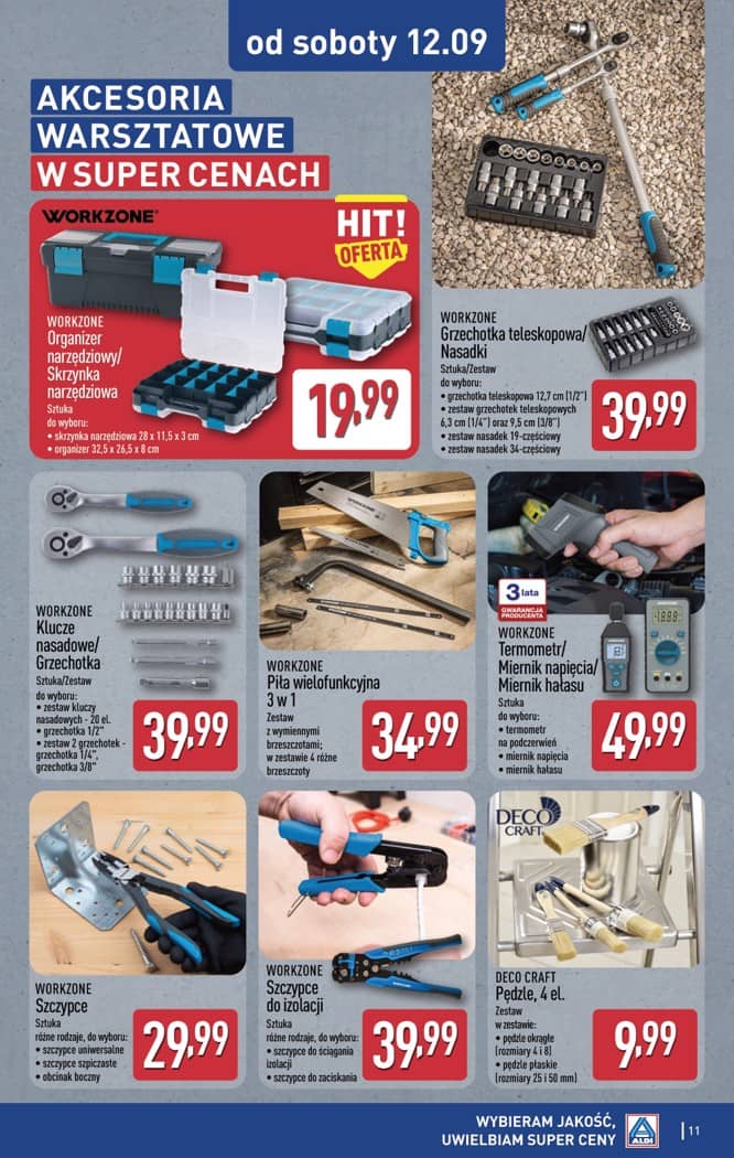 Aldi - Artykuły przemysłowe i tekstylia od środy 9.09 i od soboty 12.09 11 puslapis