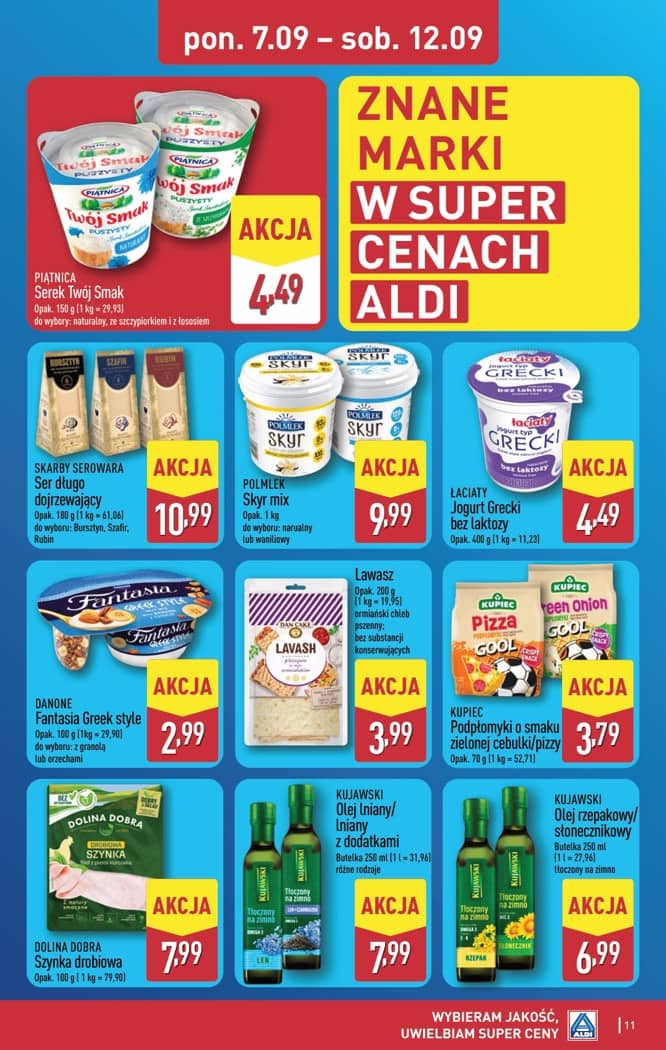 Aldi - Pełna oferta od poniedziałku 07.09 do soboty 12.09 11 puslapis