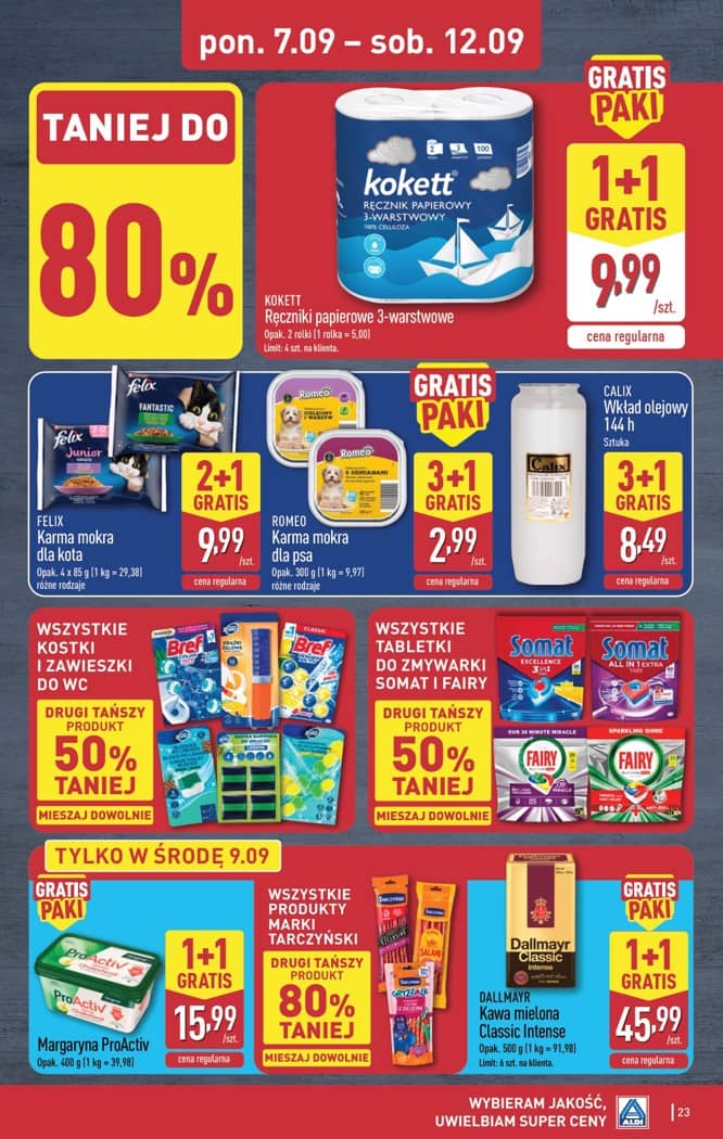 Aldi - Pełna oferta od poniedziałku 07.09 do soboty 12.09 23 puslapis