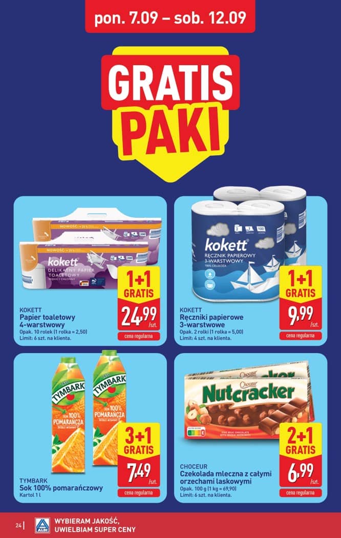 Aldi - Pełna oferta od poniedziałku 07.09 do soboty 12.09 24 puslapis