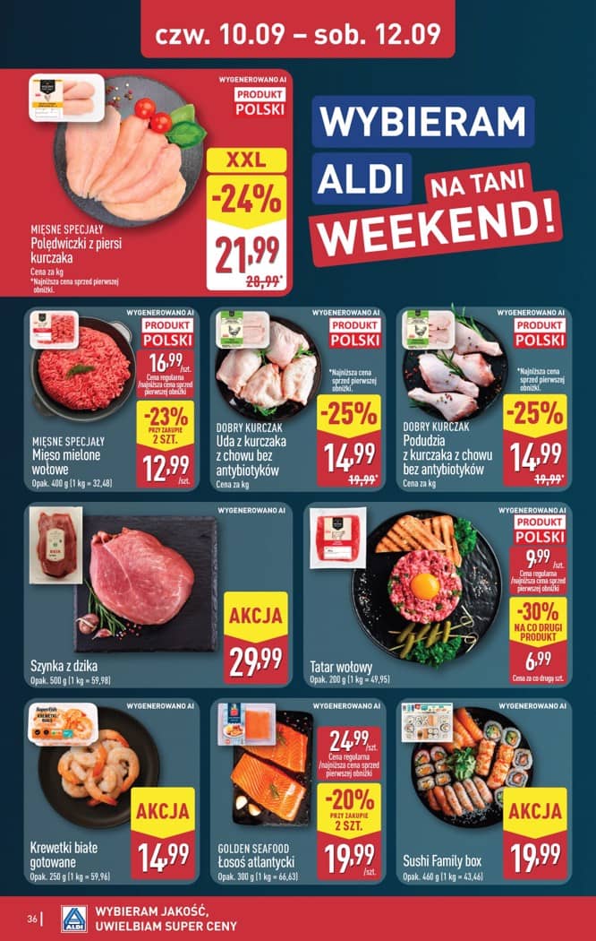 Aldi - Pełna oferta od poniedziałku 07.09 do soboty 12.09 36 puslapis