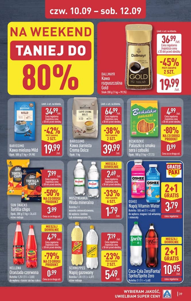Aldi - Pełna oferta od poniedziałku 07.09 do soboty 12.09 39 puslapis