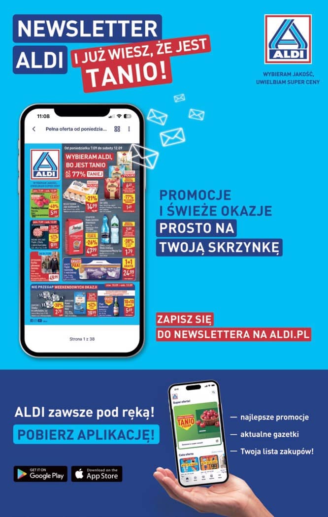 Aldi - Pełna oferta od poniedziałku 07.09 do soboty 12.09 41 puslapis