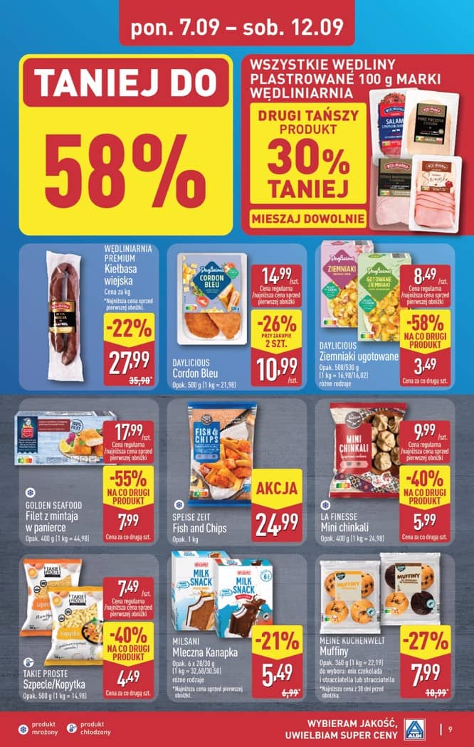 Aldi - Pełna oferta od poniedziałku 07.09 do soboty 12.09 9 puslapis
