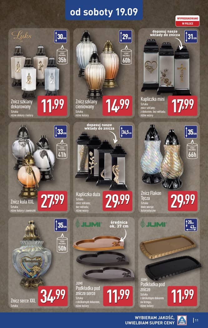 Aldi - Artykuły przemysłowe i tekstylia od środy 16.09 i od soboty 19.09 11 puslapis