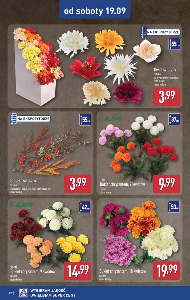 Aldi - Artykuły przemysłowe i tekstylia od środy 16.09 i od soboty 19.09 12 puslapis