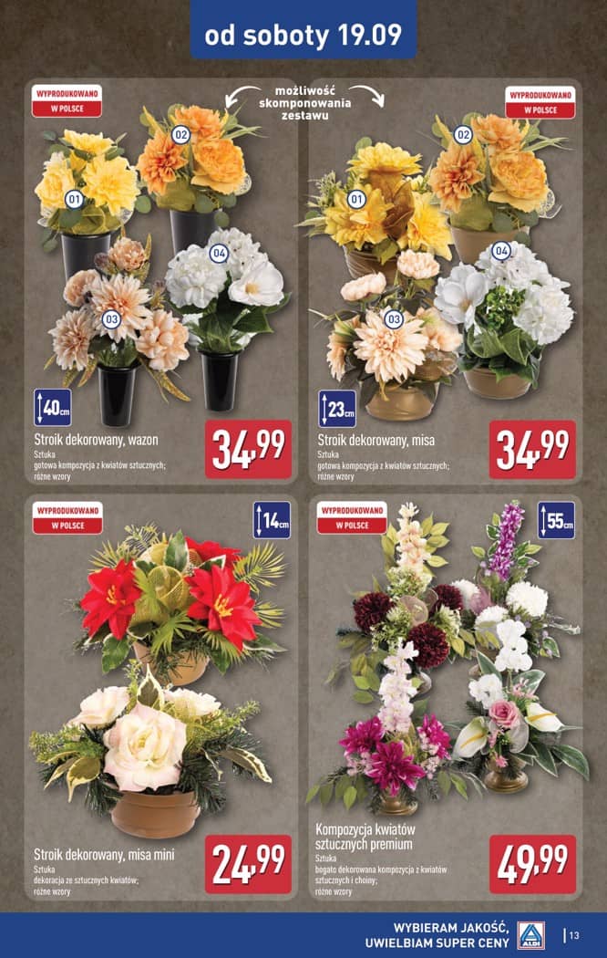 Aldi - Artykuły przemysłowe i tekstylia od środy 16.09 i od soboty 19.09 13 puslapis