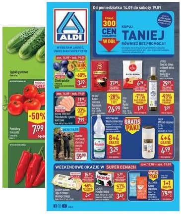 Aldi - Pełna oferta od poniedziałku 14.09 do soboty 19.09 2026-09-14 – 2026-09-19