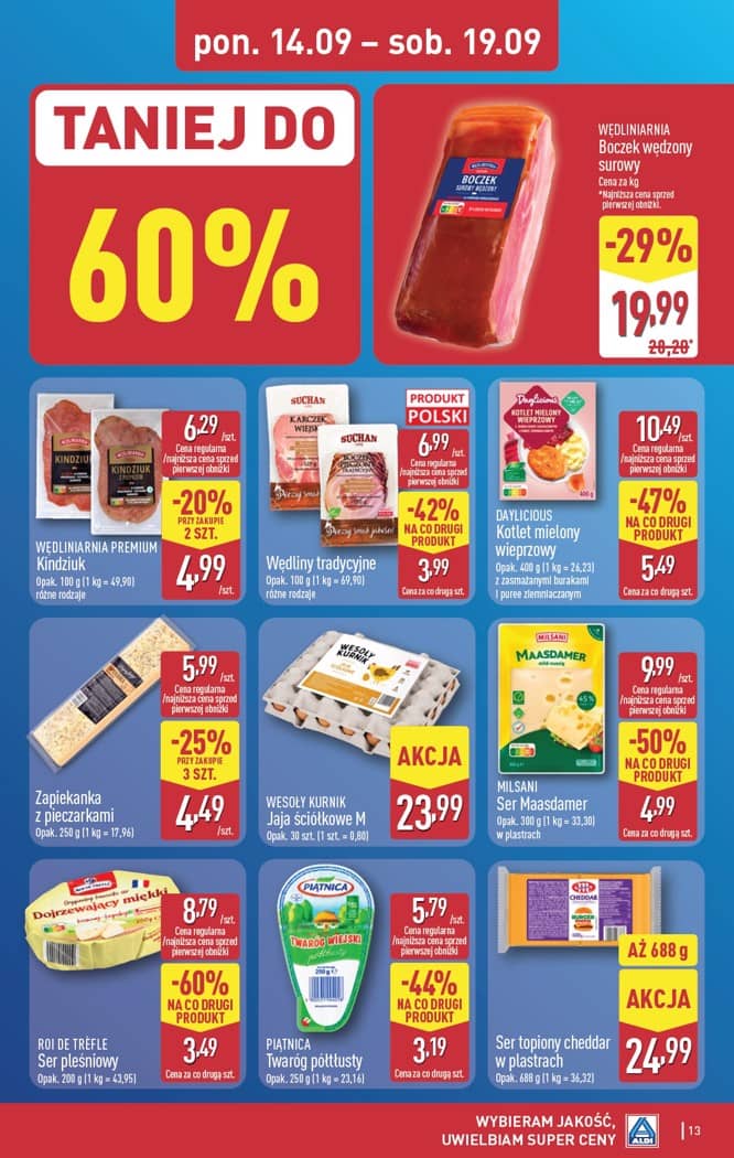 Aldi - Pełna oferta od poniedziałku 14.09 do soboty 19.09 13 puslapis