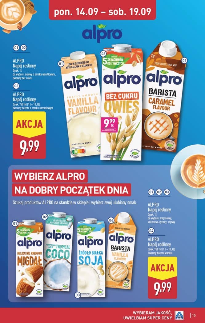 Aldi - Pełna oferta od poniedziałku 14.09 do soboty 19.09 15 puslapis