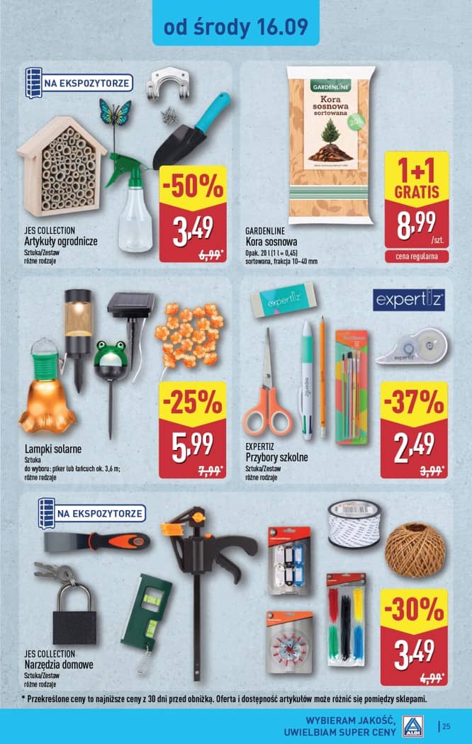 Aldi - Pełna oferta od poniedziałku 14.09 do soboty 19.09 25 puslapis