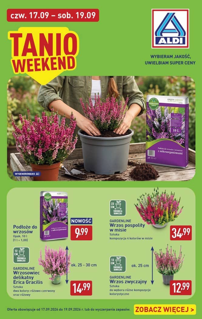 Aldi - Pełna oferta od poniedziałku 14.09 do soboty 19.09 32 puslapis