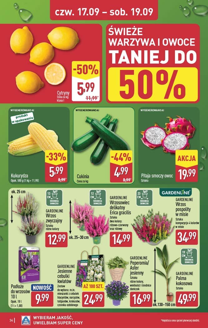 Aldi - Pełna oferta od poniedziałku 14.09 do soboty 19.09 34 puslapis