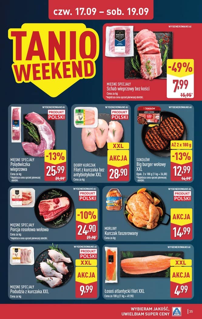 Aldi - Pełna oferta od poniedziałku 14.09 do soboty 19.09 35 puslapis
