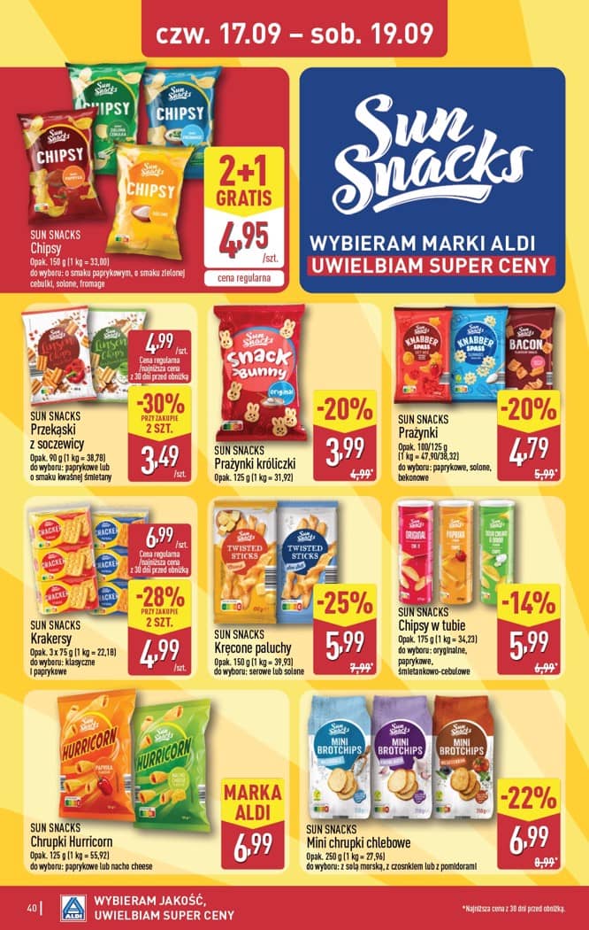 Aldi - Pełna oferta od poniedziałku 14.09 do soboty 19.09 40 puslapis