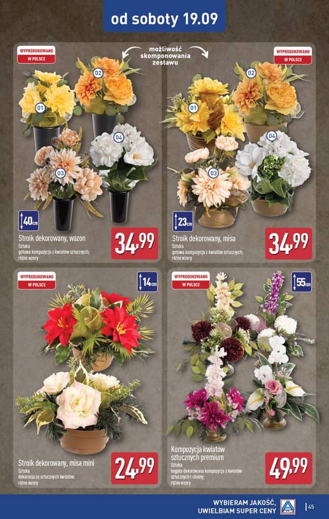 Aldi - Pełna oferta od poniedziałku 14.09 do soboty 19.09 45 puslapis
