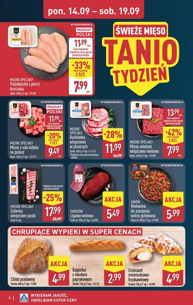 Aldi - Pełna oferta od poniedziałku 14.09 do soboty 19.09 8 puslapis
