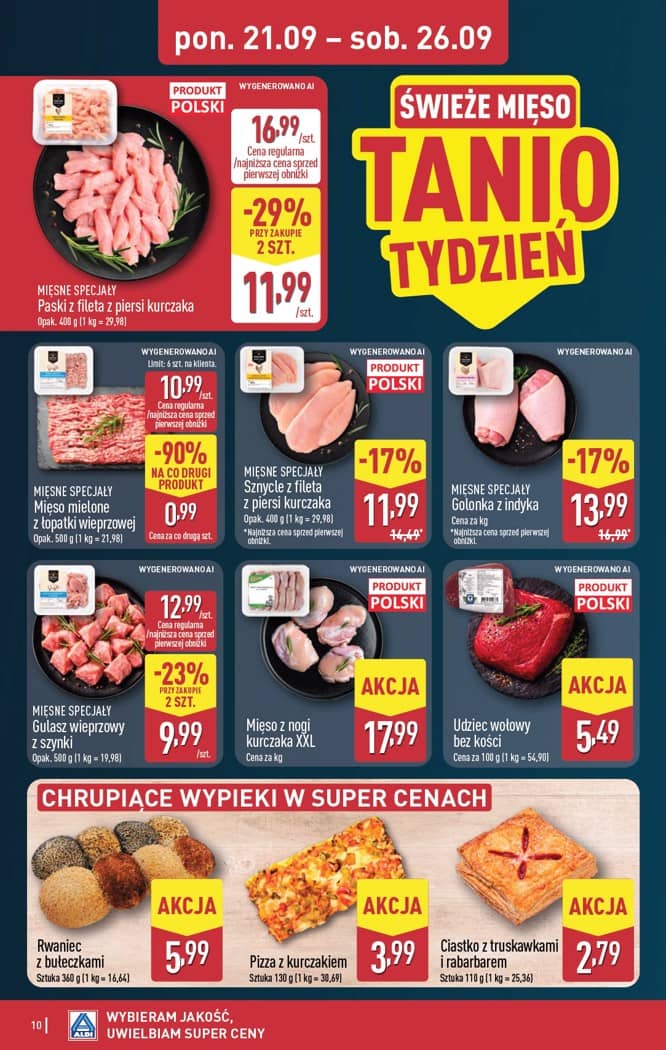 Aldi - Pełna oferta od poniedziałku 21.09 do soboty 26.09 10 puslapis