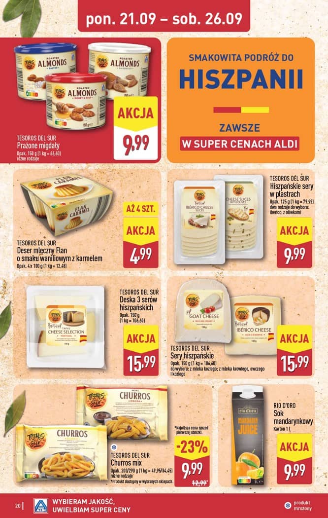 Aldi - Pełna oferta od poniedziałku 21.09 do soboty 26.09 20 puslapis