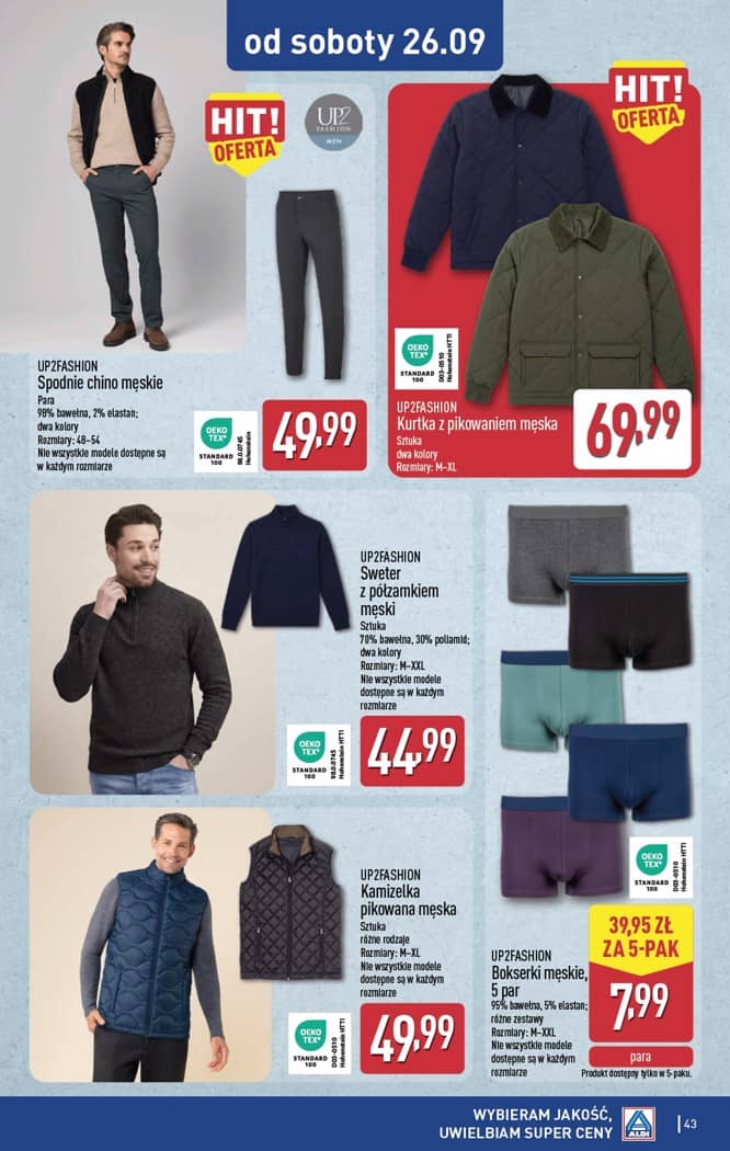 Aldi - Pełna oferta od poniedziałku 21.09 do soboty 26.09 43 puslapis