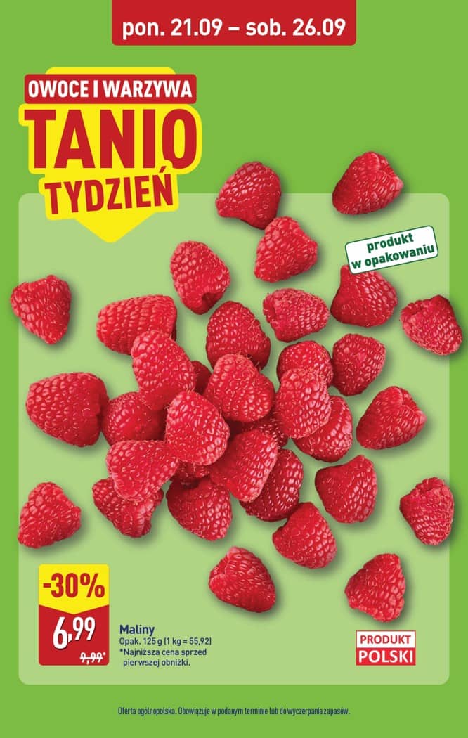 Aldi - Pełna oferta od poniedziałku 21.09 do soboty 26.09 6 puslapis