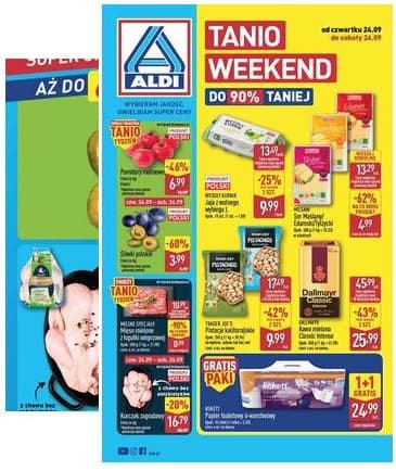 Aldi - Oferta weekendowa od czwartku 24.09 do soboty 26.09 2026-09-24 – 2026-09-26